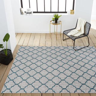 Loire Arabesque Ogee Trellis Indoor/Outdoor Area Rug