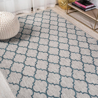 Loire Arabesque Ogee Trellis Indoor/Outdoor Area Rug