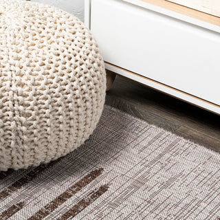 Lamego Zolak Berber Stripe Geometric Area Rug