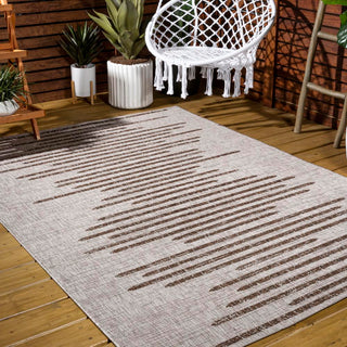 Lamego Zolak Berber Stripe Geometric Area Rug