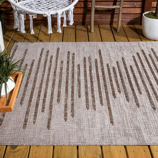 Lamego Zolak Berber Stripe Geometric Area Rug