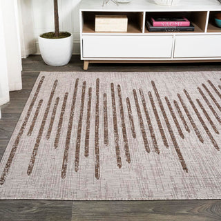 Lamego Zolak Berber Stripe Geometric Area Rug