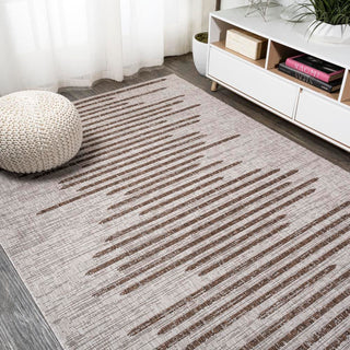 Lamego Zolak Berber Stripe Geometric Area Rug