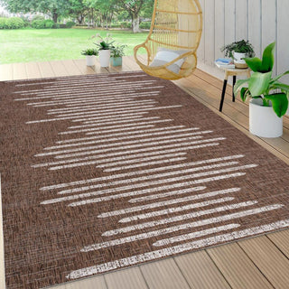 Lamego Zolak Berber Stripe Geometric Area Rug