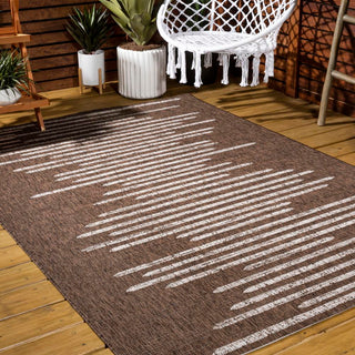 Lamego Zolak Berber Stripe Geometric Area Rug