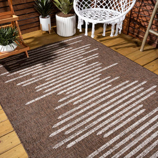 Lamego Zolak Berber Stripe Geometric Area Rug