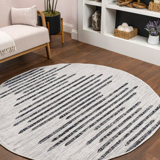 Lamego Zolak Berber Stripe Geometric Area Rug