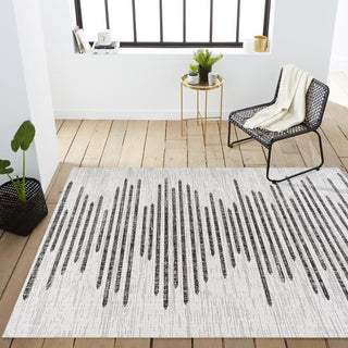 Lamego Zolak Berber Stripe Geometric Area Rug