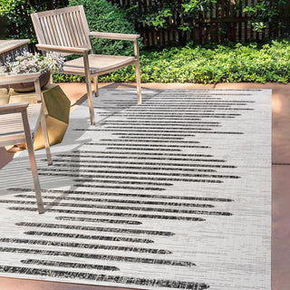 Lamego Zolak Berber Stripe Geometric Area Rug