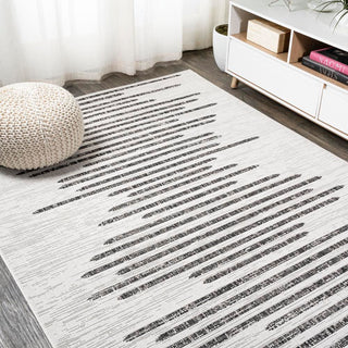 Lamego Zolak Berber Stripe Geometric Area Rug