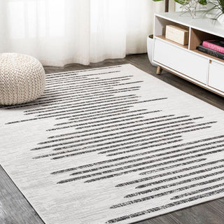 Lamego Zolak Berber Stripe Geometric Area Rug