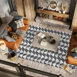 Lourosa Andratx Modern Tribal Geometric Area Rug