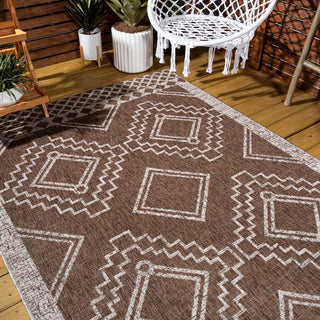 Faro Marokko Diamond Tribal Medallion Area Rug