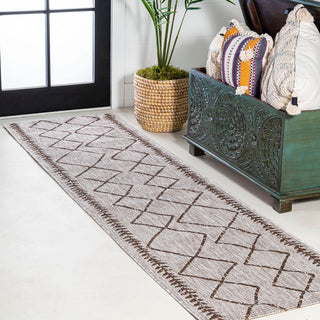Gandra Derya Tribal Diamond Trellis Indoor/Outdoor Area Rug