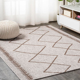 Gandra Derya Tribal Diamond Trellis Area Rug