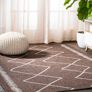 Gandra Derya Tribal Diamond Trellis Area Rug