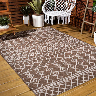 Guarda Kafel Tribal Bohemian Indoor/Outdoor Area Rug