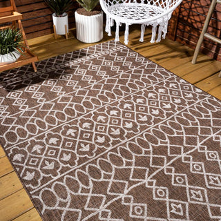 Guarda Kafel Tribal Bohemian Indoor/Outdoor Area Rug