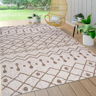 Elvas Nokat Tribal Bohemian Indoor/Outdoor Area Rug