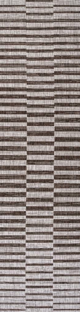 Fatima Sukie Offset Stripe Indoor/Outdoor Area Rug