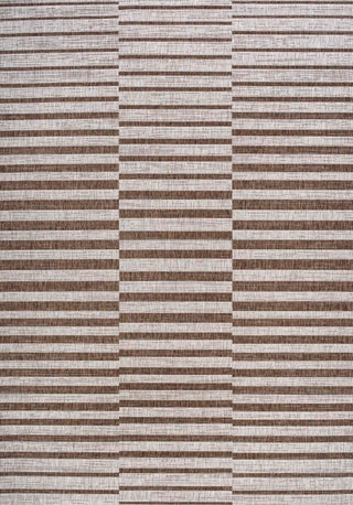 Fatima Sukie Offset Stripe Indoor/Outdoor Area Rug