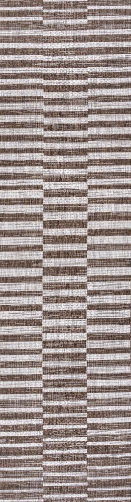 Fatima Sukie Offset Stripe Indoor/Outdoor Area Rug