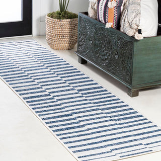 Fatima Sukie Offset Stripe Indoor/Outdoor Area Rug