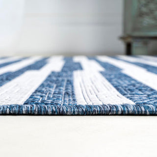 Fatima Sukie Offset Stripe Indoor/Outdoor Area Rug