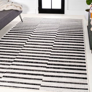 Fatima Sukie Offset Stripe Indoor/Outdoor Area Rug