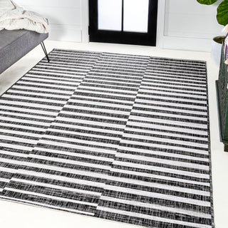 Fatima Sukie Offset Stripe Indoor/Outdoor Area Rug