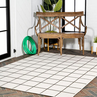 Mae Modern Squares Indoor/outdoor Area Rug