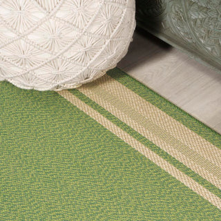 Mae Modern Border Stripe Indoor/outdoor Area Rug