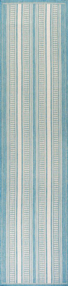 Gibson Modern Double Stripe Indoor/outdoor Area Rug