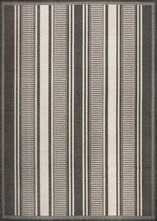 Gibson Modern Double Stripe Indoor/outdoor Area Rug