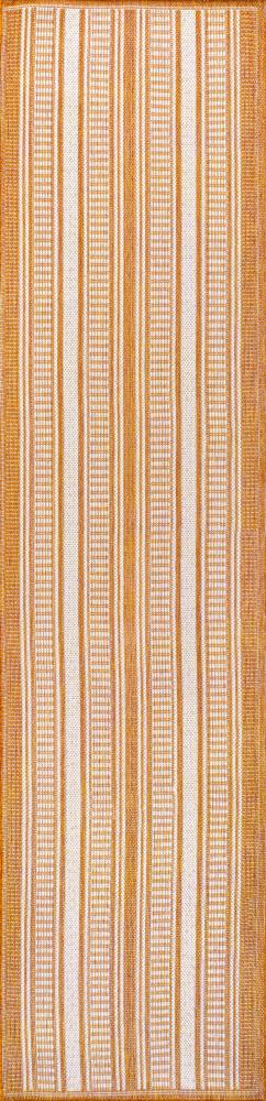 Gibson Modern Double Stripe Indoor/outdoor Area Rug