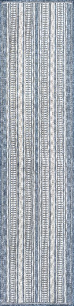 Gibson Modern Double Stripe Indoor/outdoor Area Rug