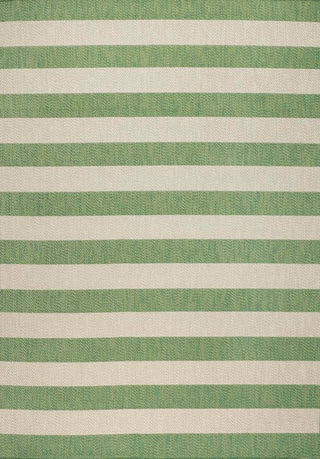 Amos Two-tone Wide Stripe Indoor/outdoor Area Rug