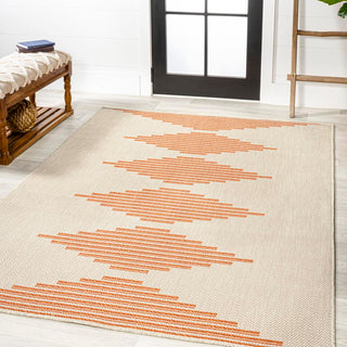 Walter Diamond Stripe Indoor/outdoor Area Rug