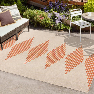 Walter Diamond Stripe Indoor/outdoor Area Rug