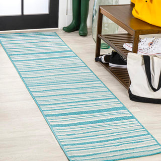 Jane Wavy Stripe Modern Indoor/outdoor Area Rug