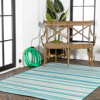 Jane Wavy Stripe Modern Indoor/outdoor Area Rug