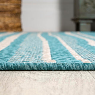 Jane Wavy Stripe Modern Indoor/outdoor Area Rug