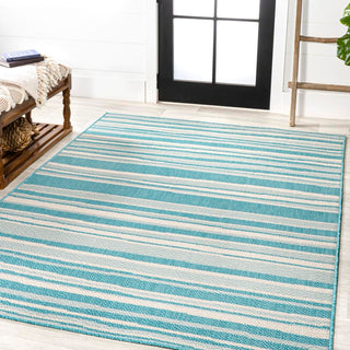 Jane Wavy Stripe Modern Indoor/outdoor Area Rug