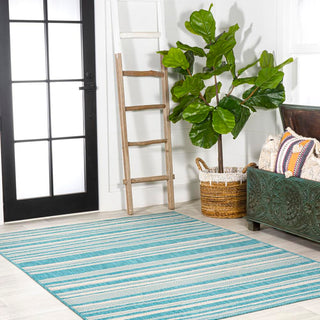 Jane Wavy Stripe Modern Indoor/outdoor Area Rug