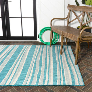 Jane Wavy Stripe Modern Indoor/outdoor Area Rug