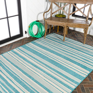 Jane Wavy Stripe Modern Indoor/outdoor Area Rug