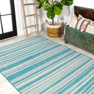 Jane Wavy Stripe Modern Indoor/outdoor Area Rug