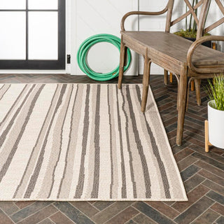 Jane Wavy Stripe Modern Indoor/outdoor Area Rug