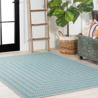 Ortega Modern Concentric Squares Indoor/outdoor Area Rug