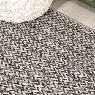 Ortega Modern Concentric Squares Indoor/outdoor Area Rug